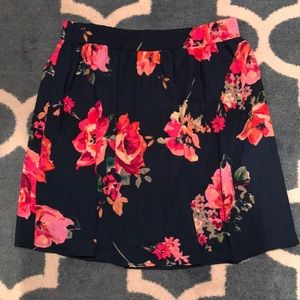 Floral Skater Skirt